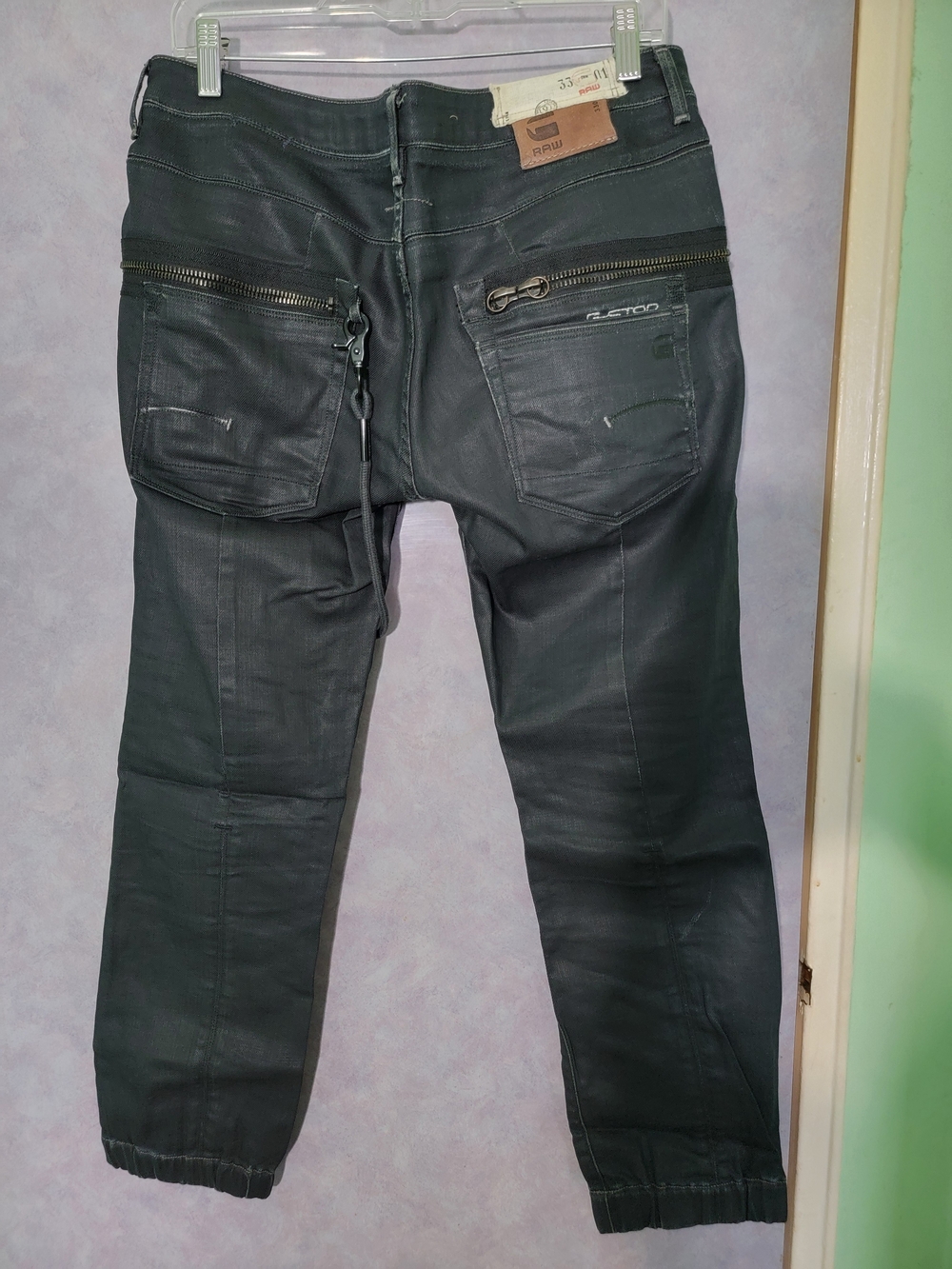 Vintage G-STAR Men’s Black Cargo Jogger Jeans